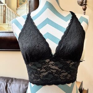 “Victoria’s Secret” Lace Bralette in Black